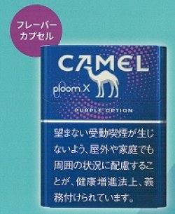 画像1: キャメル・パープル・オプション・プルーム・エックス用（日本）カートン（10個）単位で取り寄せ商品　