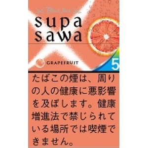 画像: ブラックジャック・スパサワ・グレープフルーツ5(韓国/タール5mgニコチン0.4mg）