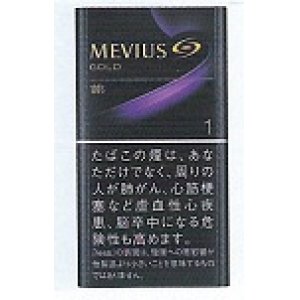 画像: メビウス・ゴールド・ワン・100's・ボックス (日本/タール1mgニコチン0.1mg)１カートン(１０個)単位で取り寄せ商品　業者の在庫無くなり次第終売商品